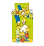 Povlečení Simpsons Family green 140/200, 70/90