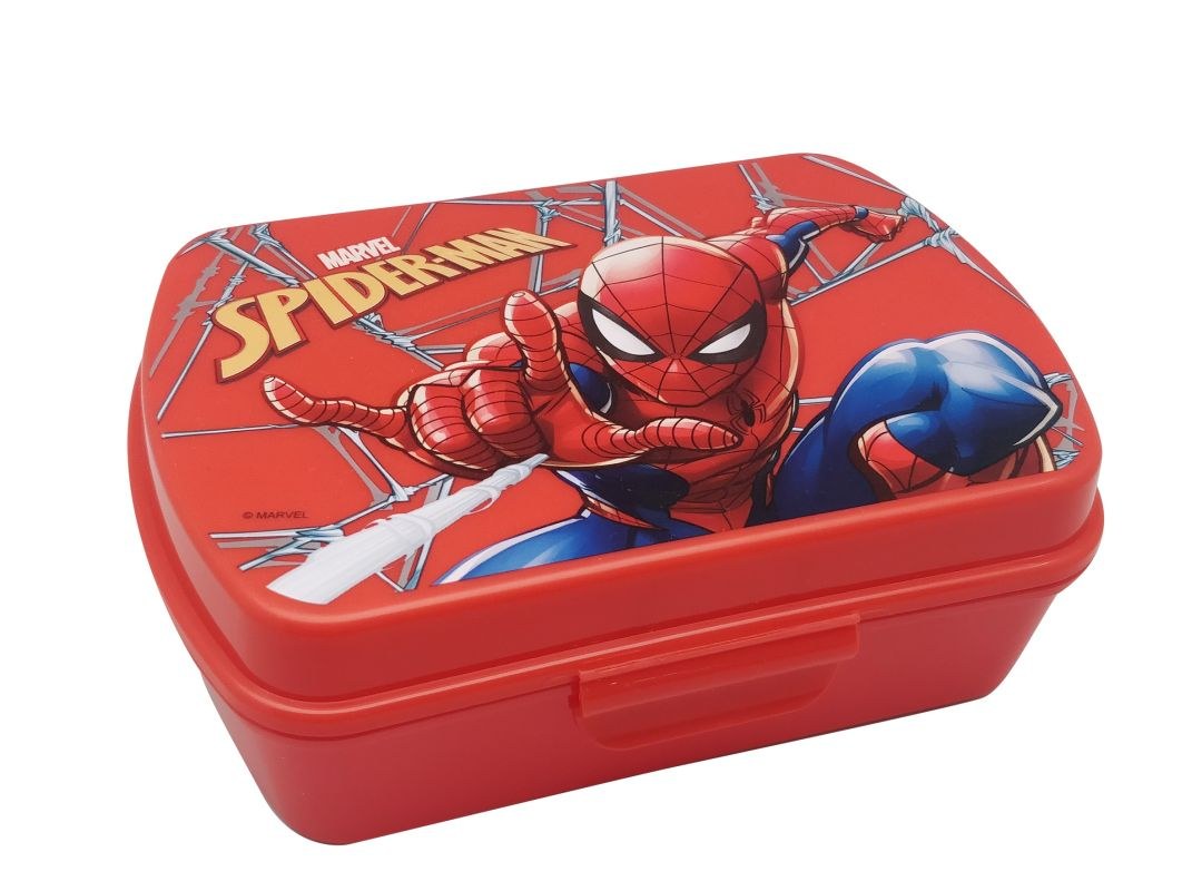 Box na svačinu Spiderman red