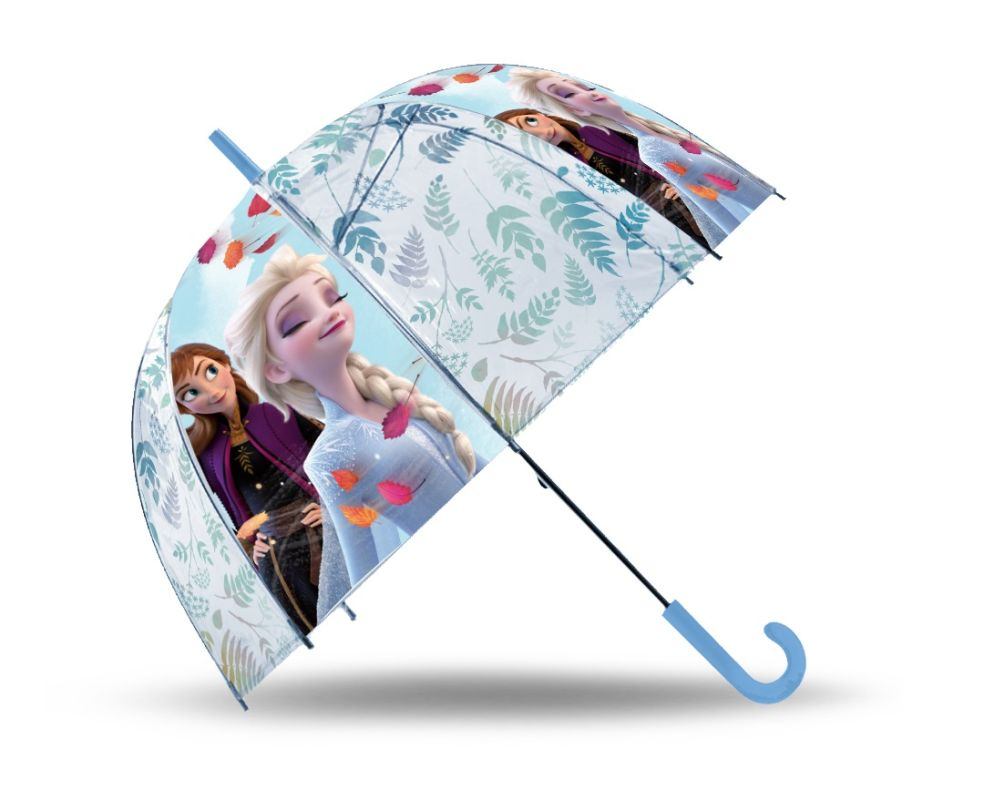 Vystřelovací průhledný deštník Ledové Království 2