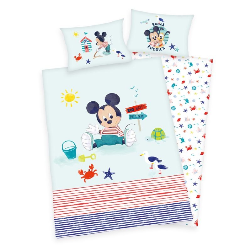 Povlečení do postýlky Mickey baby Bavlna 100/135, 40/60