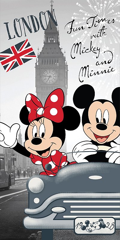 Osuška Mickey a Minnie v Londýně 70/140