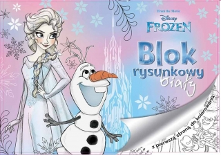 Blok na kreslení s omalovánkami Ledové Království Elsa